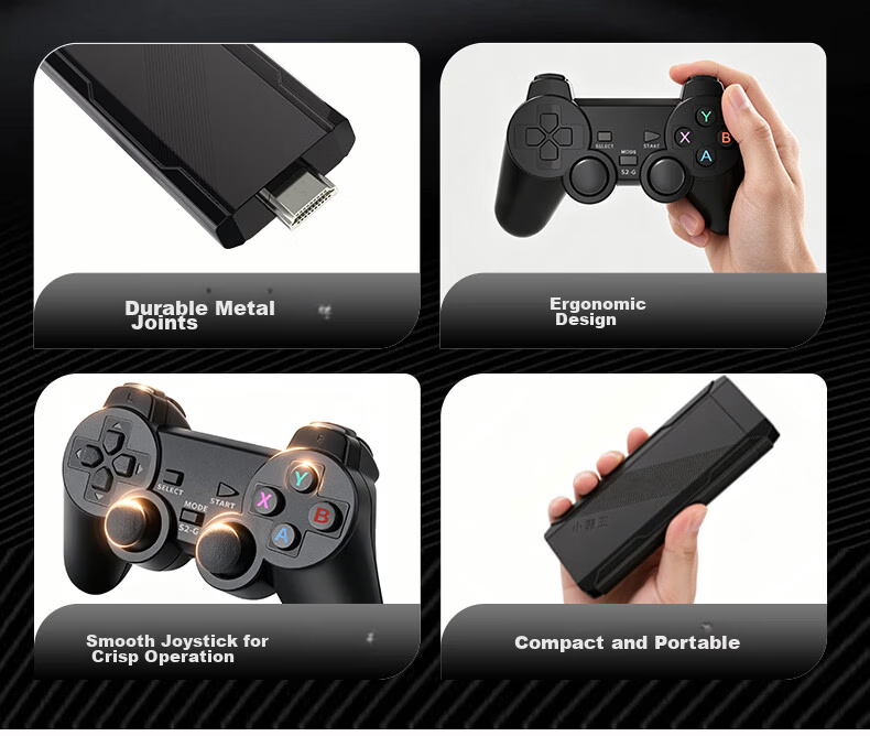 Subor Game Console TV Connectable 2026 New Model Rechargeable Wireless Dual-Player Arcade Joystick Home Projector Downloadable Save Files Multiplayer Kids Birthday Gift 8