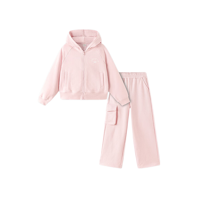 Balabala [balaOne] Kids Clothing Girls' 2026 Spring Casual Two-Piece Set Trend