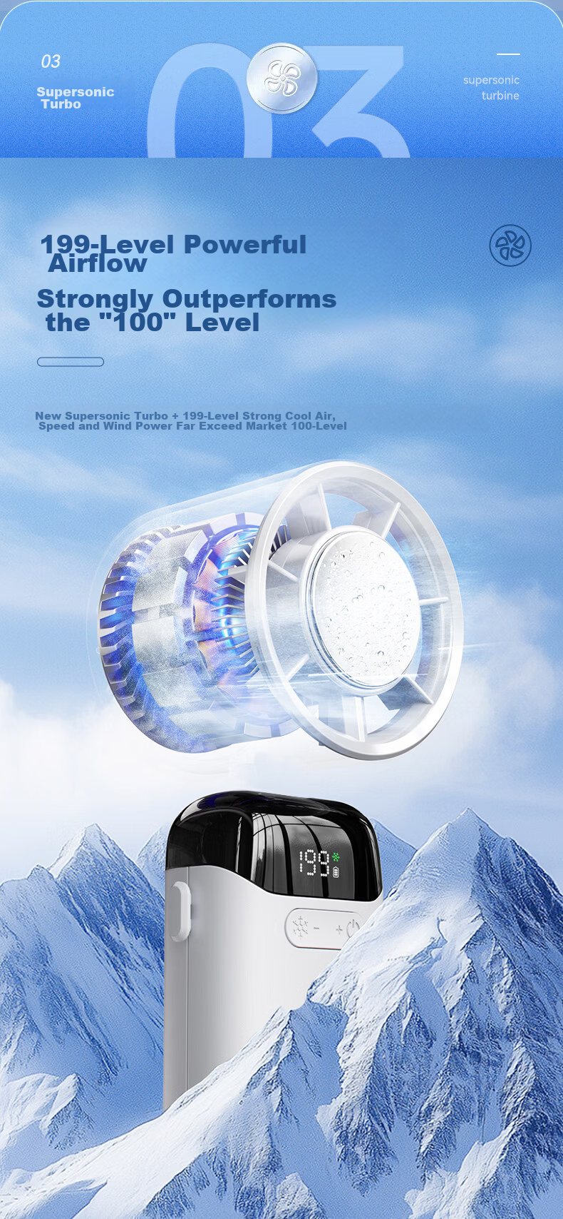 AUX Handheld Mini Fan Semiconductor Cooling Portable Foldable Desktop USB Fan Silent Long Battery Life Outdoor Cooling Device 10