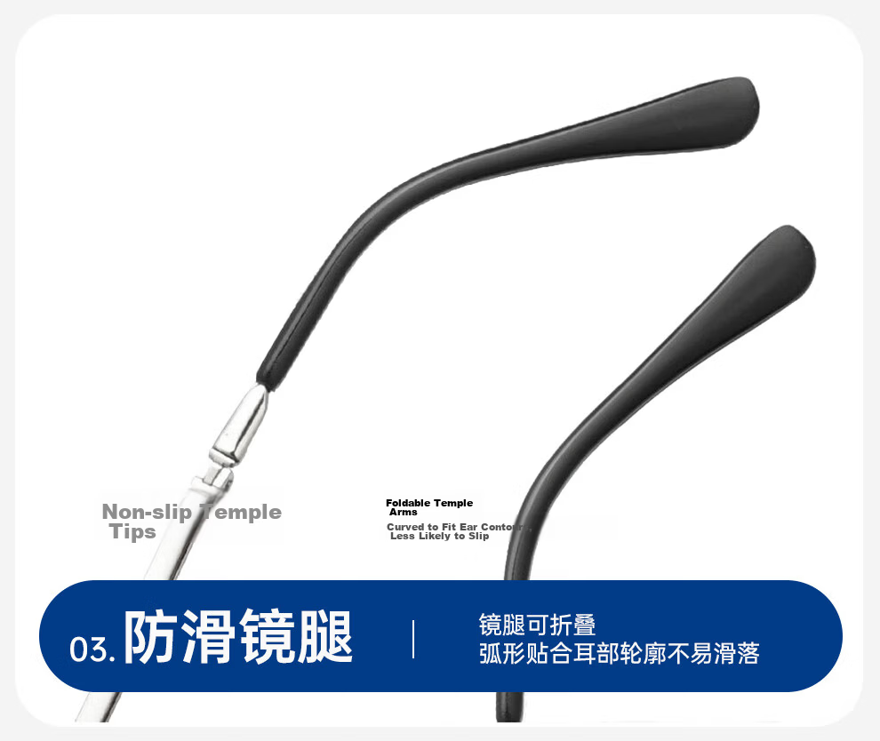 BoshiZhe Folding Reading Glasses for Men and Women, Official Genuine High-Definition, Silver, +4.00 Diopter, Model 8020 8