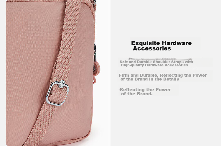 Kaplin Multi-Pocket Multi-Card Phone Bag Birthday Gift NEW ELDORADO Tender Pink 12