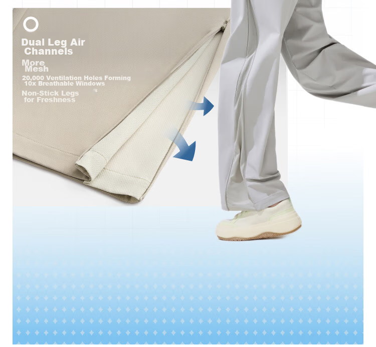 Beneunder Women's Ultra-Breathable Loose Sun Protection Pants, Wide-Leg Casual Trousers, Sports Quick-Dry Spring And Summer 2025 New Style AS850 9