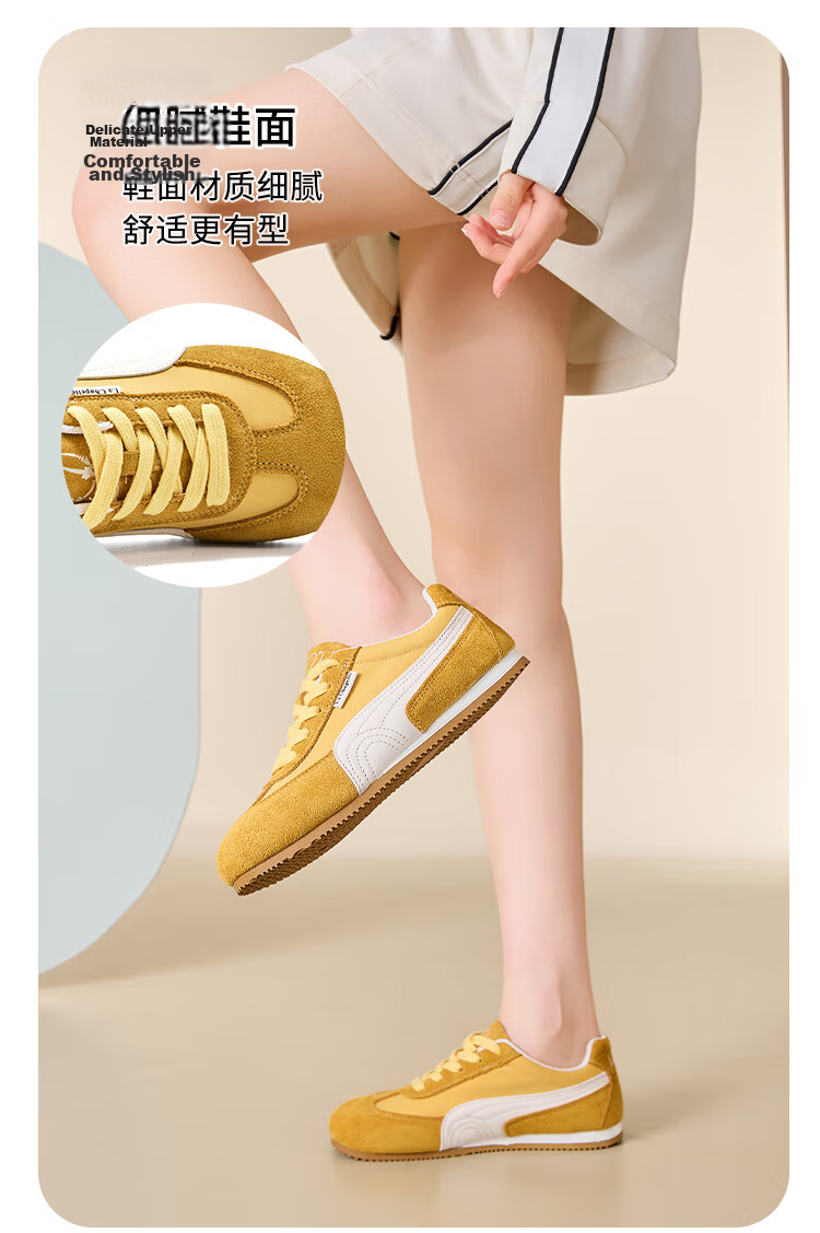 La Chapelle Women's Casual Low-Top Sneakers Beige Size 40 Model 6626-3 7