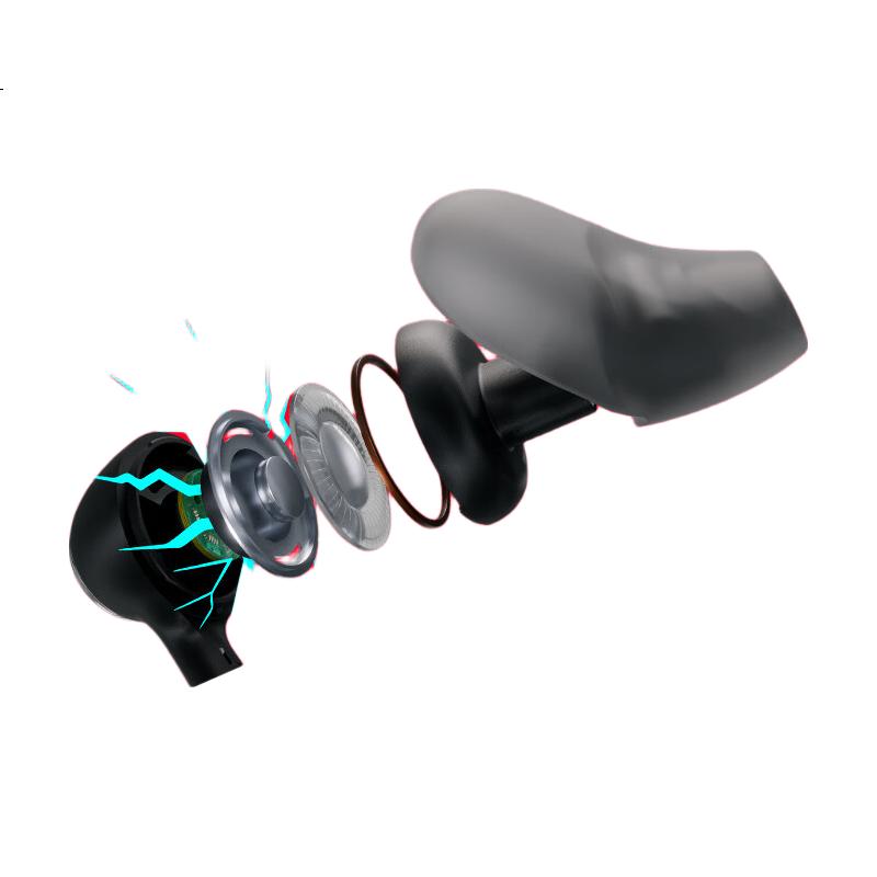 HYPERX Cloud Earbuds III Sparrow 3 In-Ear Universal Gaming Earphones with Mic 14.3mm Driver Compatible with Call of Duty: Warzone Sparrow 3 Black