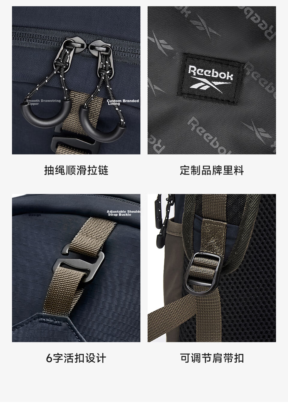 Reebok Hiking Backpack Lightweight Outdoor Sports Trail Running Bag for Men and Women - Ginger Yellow 17