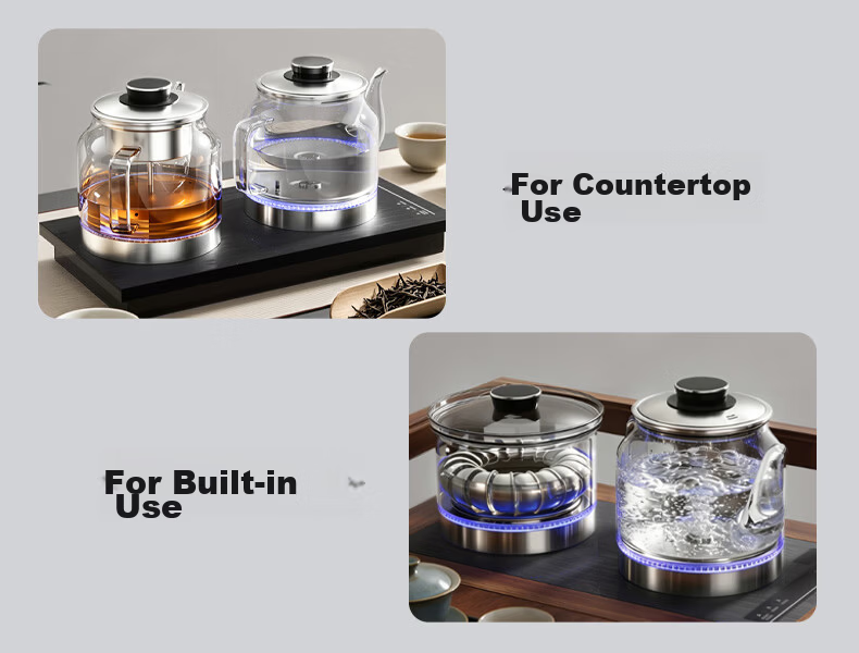 Cmdieip Kaimeng Automatic Water Supply Electric Kettle Temperature Control 1L Electric Kettle Tea Set Electric Tea Stove Fully Intelligent Tea Table Fully Automatic Tea Table Kettle Z08 14