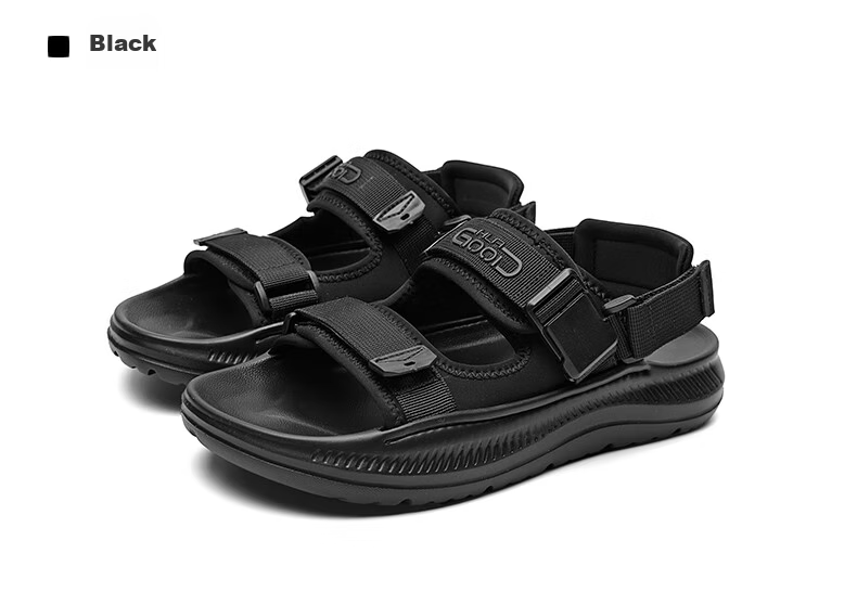 HLA Men’s Casual Sports Sandals with Velcro Outdoor Beach Sandals HAALXM2EAE092 Khaki Size 41 20