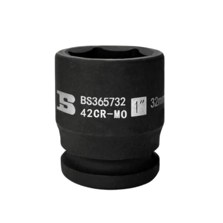 BOSI 25MM Series Standard Metric Hex Air Impact Socket Ratchet Wrench Large Drive Socket 41MM BS365741