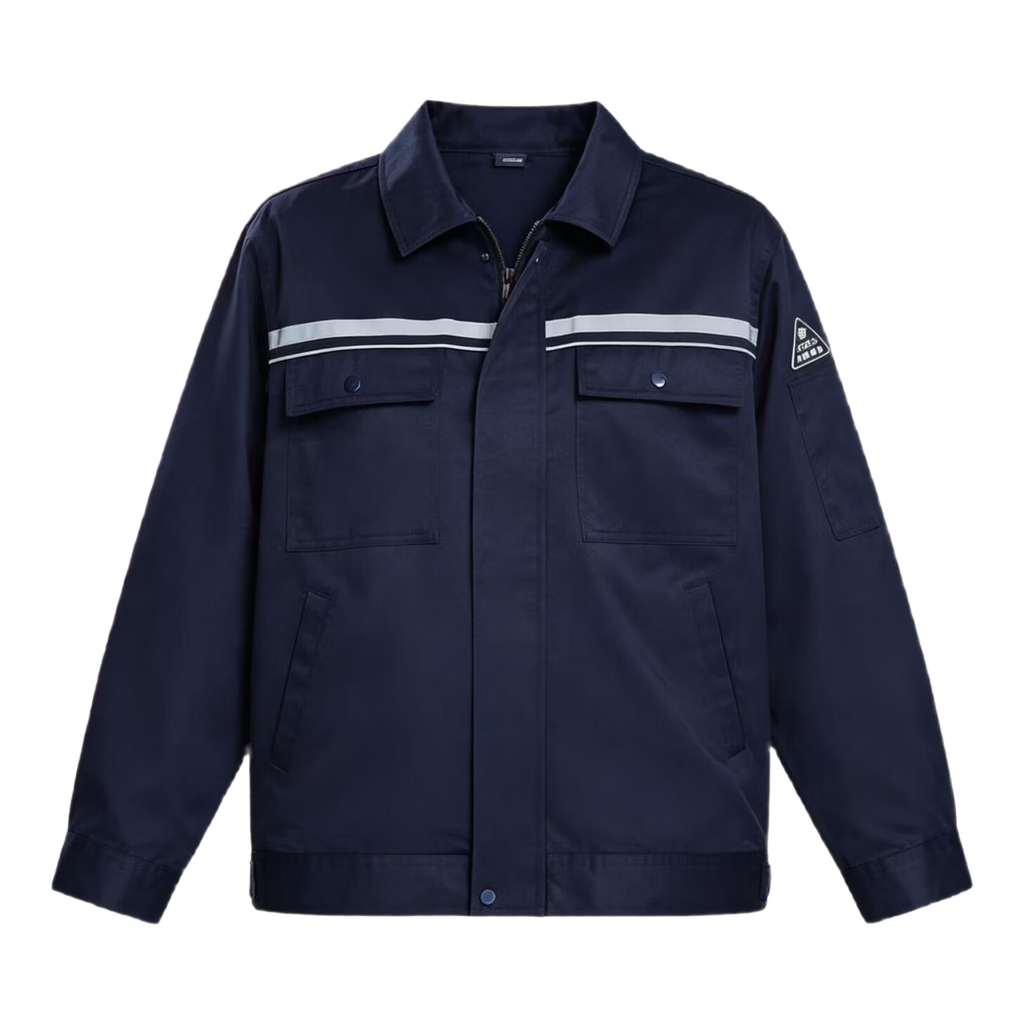 Laurie Spring and Autumn Anti-Static Workwear for Men Durable Breathable Engineering Uniform Reflective Electrician Power Grid Work Suit Construction Factory Labor Protection Clothing Customizable Log