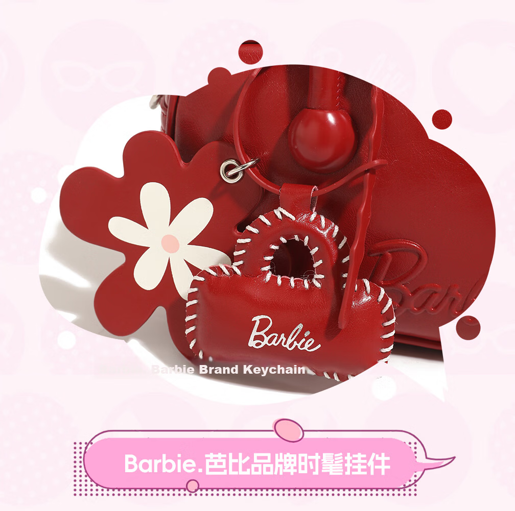 Barbie Red Wedding Celebration 2026 New Bowling Bag Birthday Bride Valentine's Day Gift Bestie Zodiac Year 5