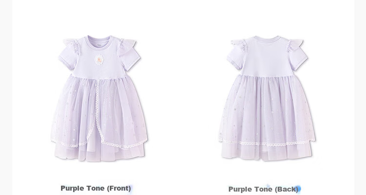 Balabala Girls Dress Children's Dress 2026 Summer New Baby Mesh Dress Sweet Princess Dress Exquisite Trendy 15