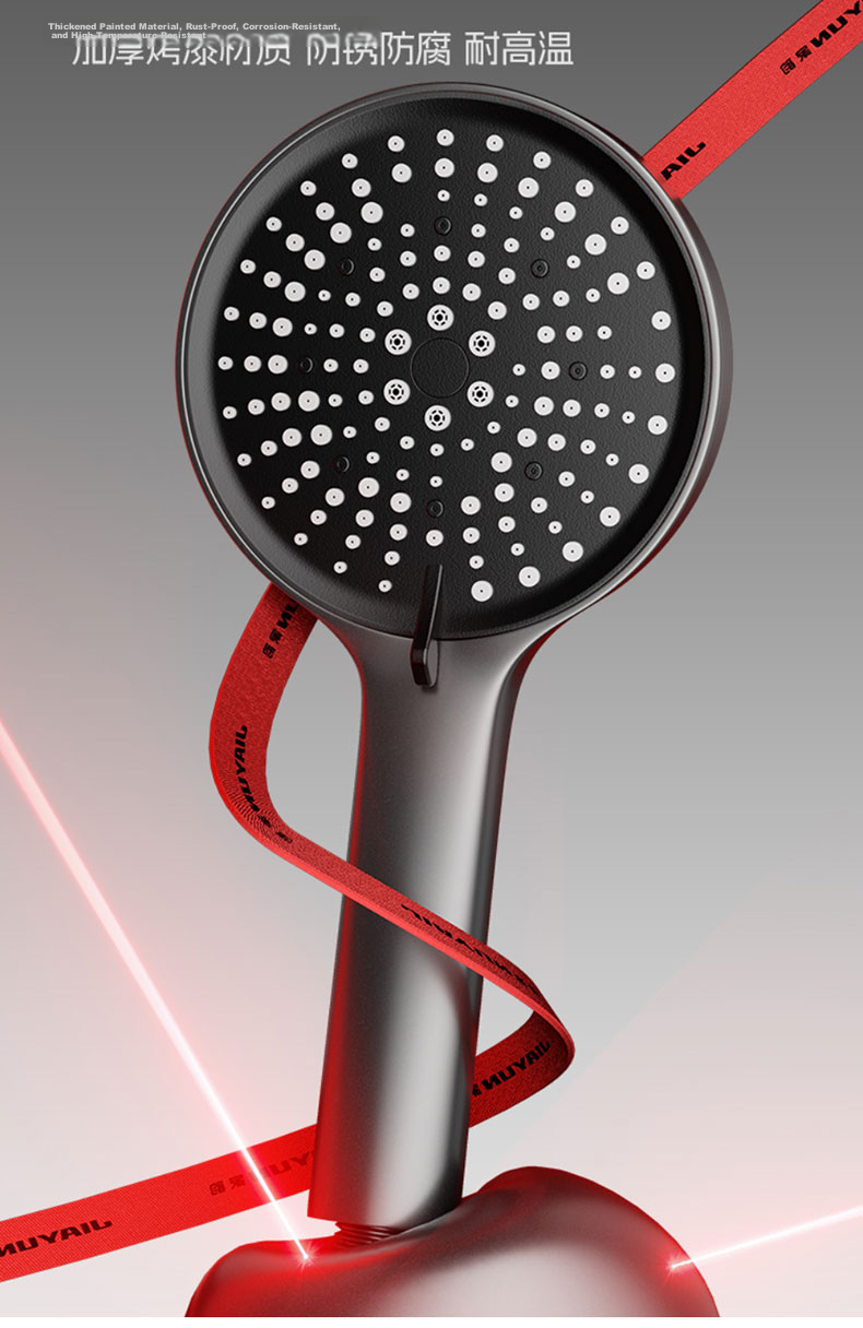 HOMK Seiko Shower Head Set with Hose, High-Pressure Bathroom Shower Sprayer 16