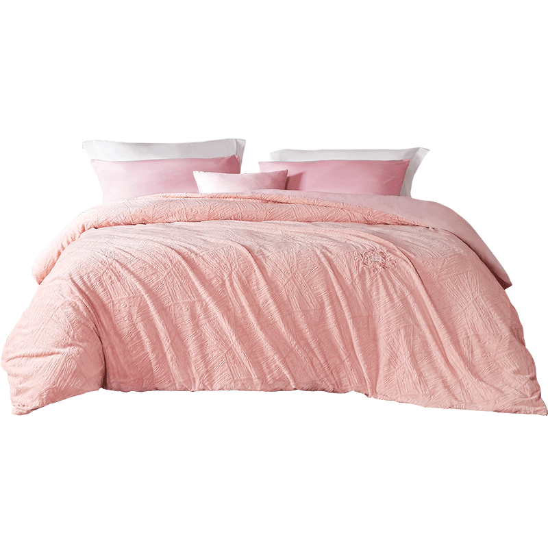 Fuanna Flannel Thickened Warm Single Duvet Cover Anti-Static Bedding for Single 1.2m Bed