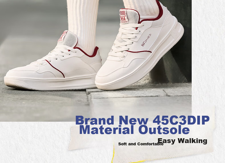 361° Qinghe 2.0 Men's Sneakers Sports Shoes Spring Summer Casual Thick Sole White Shoes 672616610-1 20