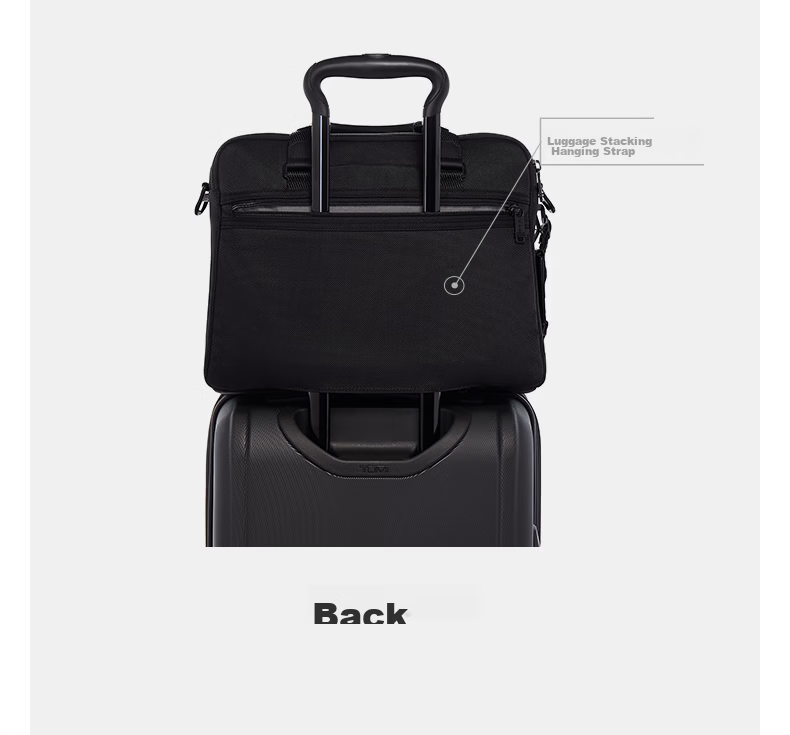 TUMI ALPHA BRAVO Business Briefcase Large Capacity Men's Handbag Black Boyfriend Husband Gift 9