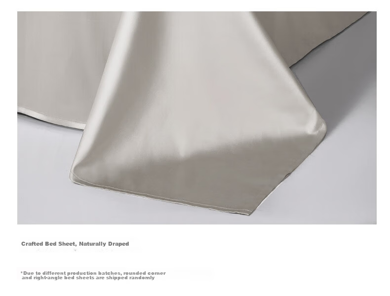 FUANNA Premium 4-Piece Bedding Set 140s Double-Ply Long-Staple Cotton Sateen Sheet Set Single/Double Duvet Cover 203x229cm 12