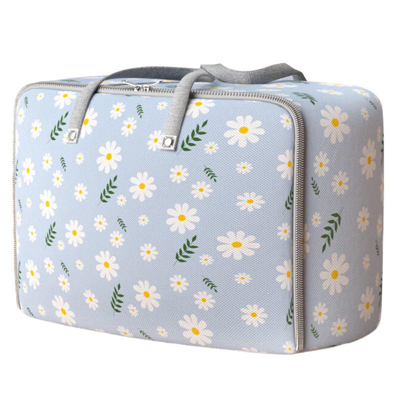 Jiabangshou Quilt And Clothing Storage Bag, Moving Packing Bag, Cotton Quilt And Clothing Luggage Bag, Rivet Reinforced Version, 60L, 2-Pack