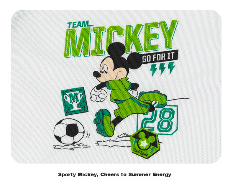 Disney Mickey Basketball Jersey Summer New Boys' Sleeveless Breathable T-Shirt Short Tennis Soccer Shirt Sky Blue 130 20