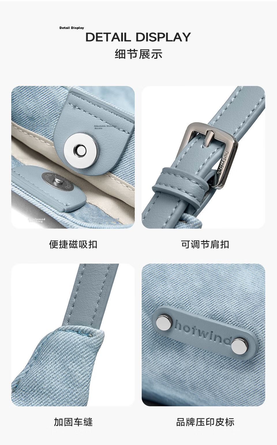 Hotwind Women's Shoulder Bag Underarm Handheld Tote Large Capacity Commuter Bag Valentine's Day Gift for Girlfriend 14