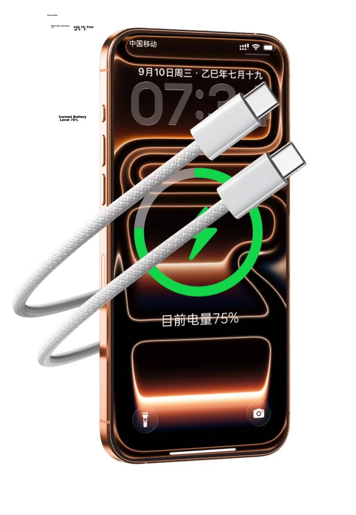 Apple iPhone 17/16/15 Dual-Head Type-C PD Fast Charging Cable C to C for iPhone 17 Pro Max/16e Tablet Car 2M White 3