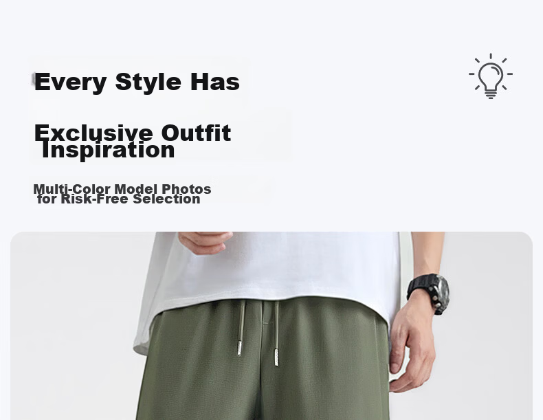 MINISO Men's Summer Cooling Wide-Leg Pants Outdoor Sports Sun Protection Breathable Thin Long Pants Z Black 2XL 19