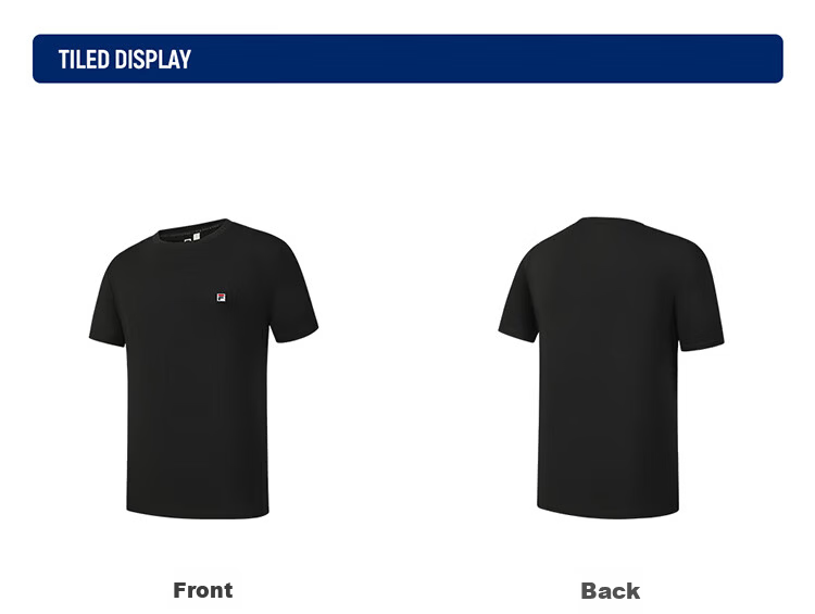 FILA Official Men's Short Sleeve T-Shirt 2026 Summer Tennis Moisture-Wicking Quick-Dry Knit Sun Protection Crew Neck Top 55
