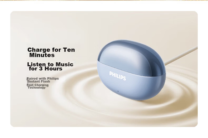 PHILIPS 2026 Latest Model Exclusive Launch Bluetooth Clip-On Bone Conduction Open-Ear Wireless Sports Earphones Long Battery Life TAQ2920 Blue 19
