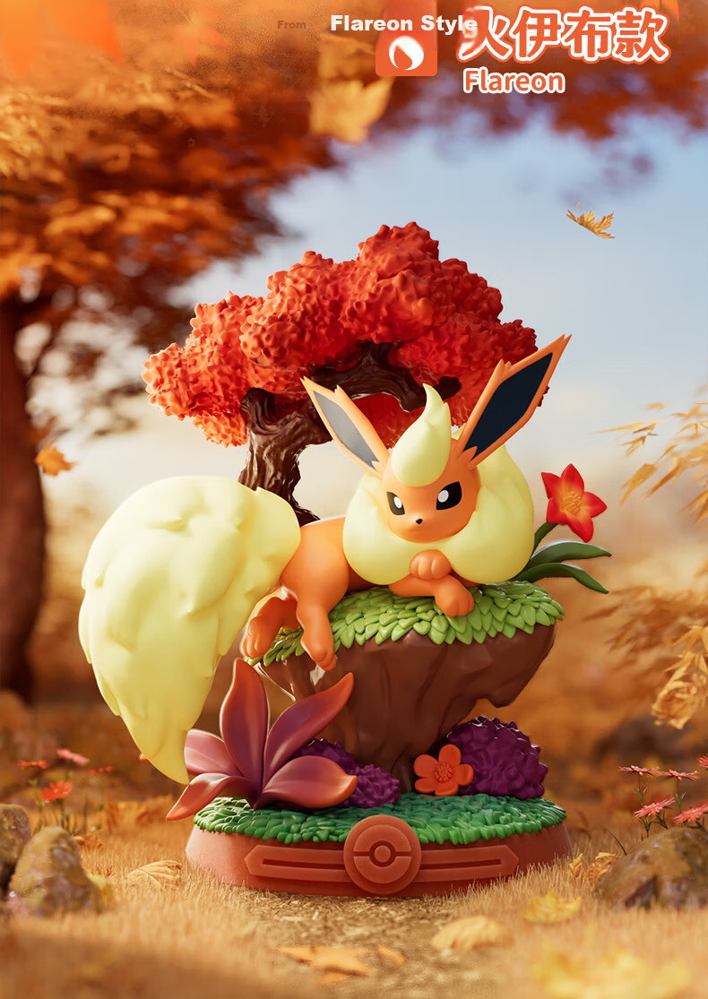 Funism Pokémon Eevee Enjoyment Blind Box Official Licensed Desktop Figurine Gift Single Box 13