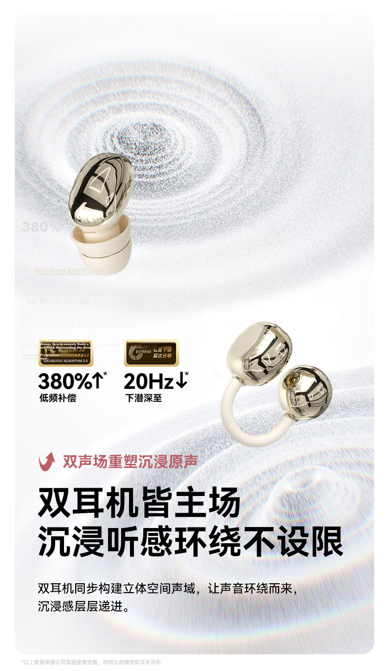 EZHK 2026 Latest Ultra-Long Battery Life Bluetooth Earbuds, Dual Pair, Two-in-One, Four Earbuds with Two Ear Clip Mini Hidden Design, Comfortable Long Wear, Noise Isolation and Noise Cancelling 23