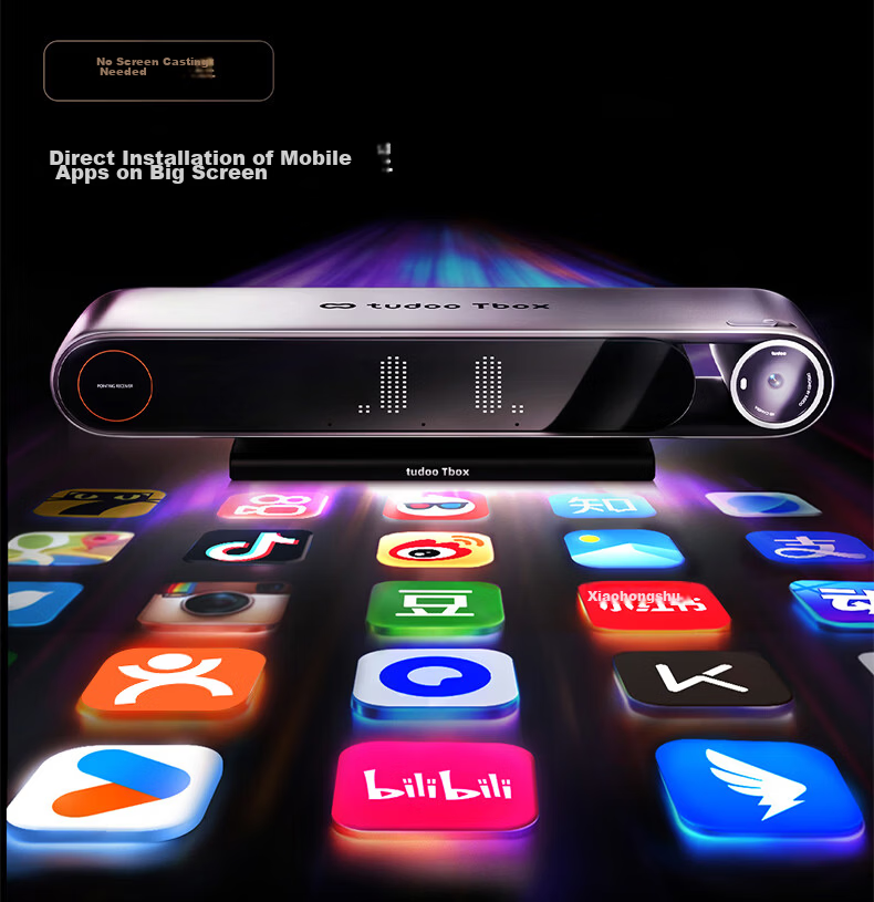 TUDOO Tbox TV AI Box Kids Learning Fitness Mirror Motion Sensor Game Smart 4K Ultra HD Box 24