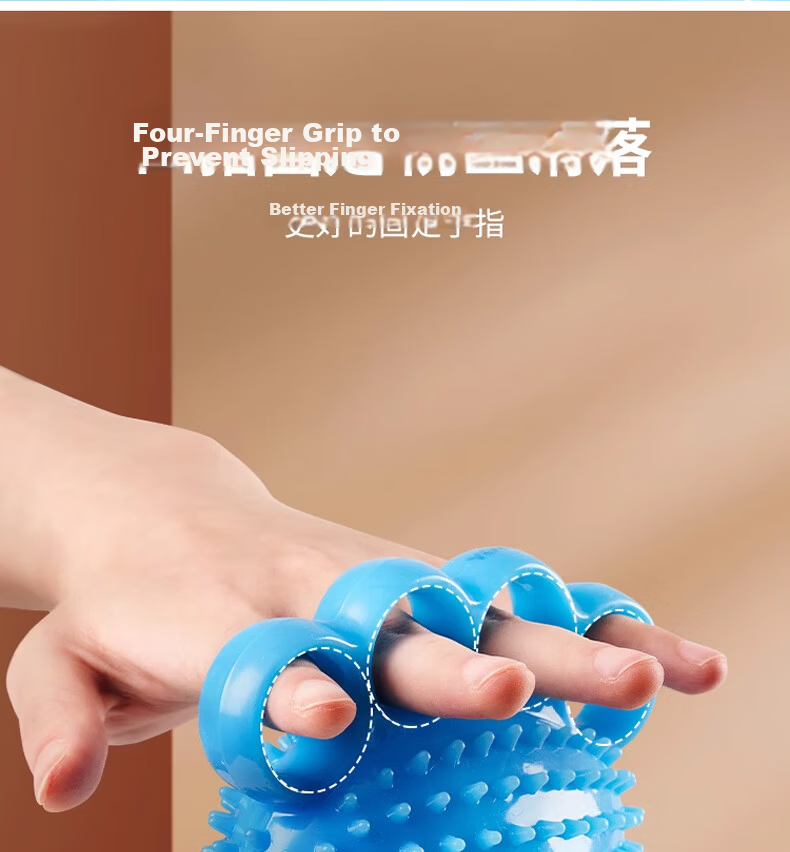 Duweike Grip Strength Ball Hand Rehabilitation Training Finger Flexibility Strength Exercise Equipment Fitness Stress Relief Two-Piece Set 6