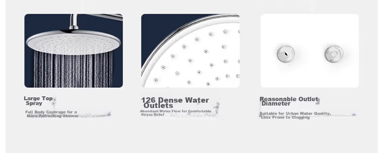 ARROW Overhead Shower Head Bathroom Descaling Large Shower Head Shower Sanitary Ware Pressurized Top Spray AE5036NO 6