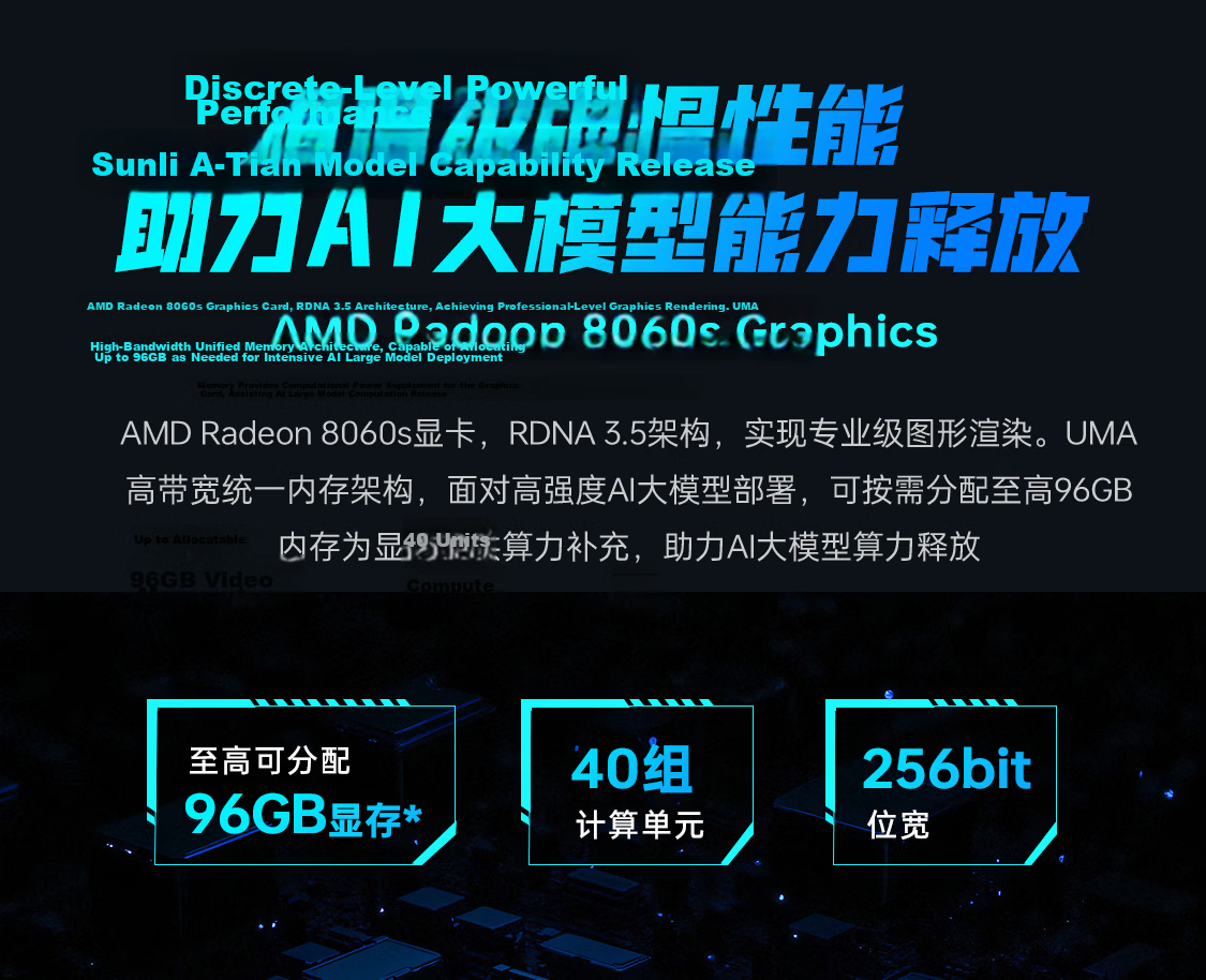ThundeRobot AI Mini Workstation PC Large Model Computing OpenClaw Local Deployment High-Performance Host (Ryzen AI Max+395/128GB/2TB) Liquid Cooling 8