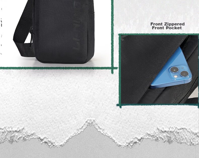 Li-Ning Men's Crossbody Bag Women's Sports Phone Bag Single Shoulder Bag Gray 4