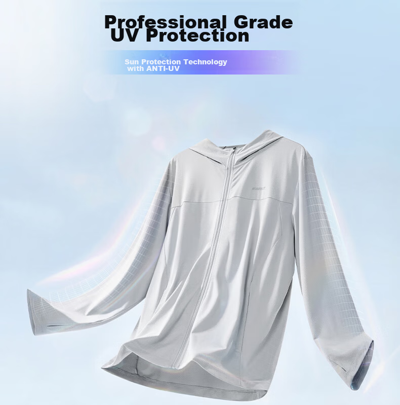 361° Men's New Sports Breathable UV Protection UPF100+ Jacket Summer 652624604D-6 4