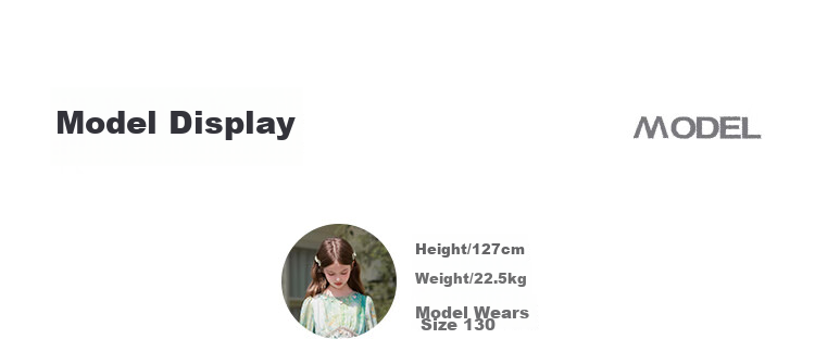 CHANZUIGOU Girls Bohemian Dress Spring 2026 New Children's Beach Vacation Dress Stylish Princess Dress 14