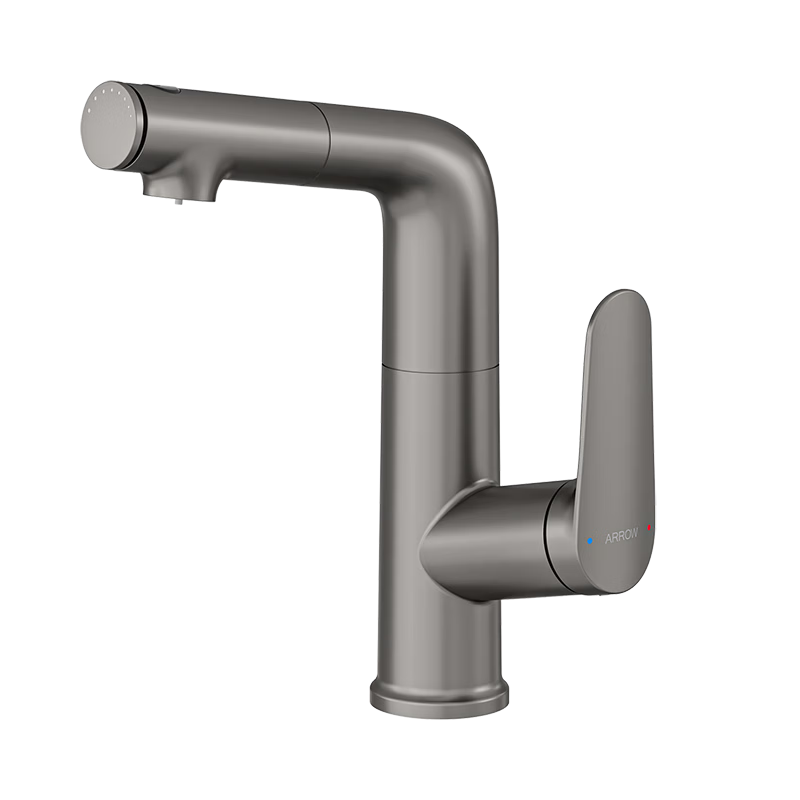 ARROW HS Hot and Cold Washbasin Faucet Adjustable Pull-Out Dual Spray Bathroom Tap