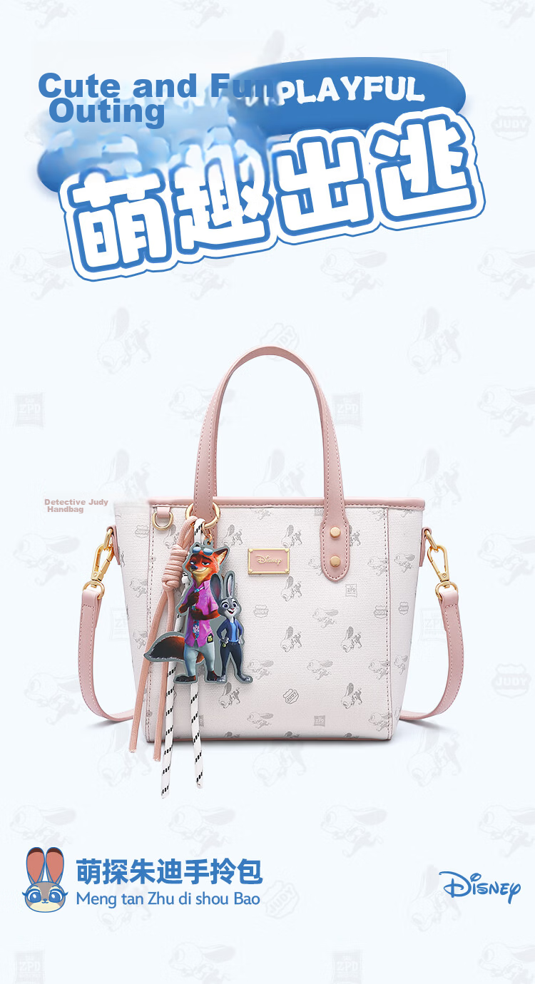 Disney Large Capacity Tote Bag Women's Luxury Lightweight Crossbody Shoulder Bag Ultra-Light Birthday Gift Brand for Girlfriend Wife 2