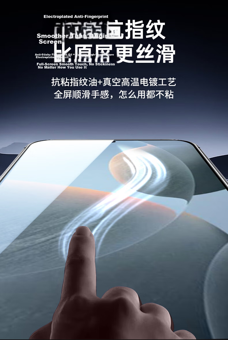 Fly Planet [2-Pack] Tempered Glass Screen Protector for Redmi Note 15 Pro, Privacy Anti-Peeping Full Coverage Anti-Fingerprint Protective Film with Easy Installation Box 6