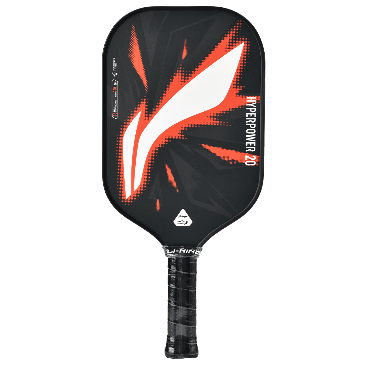 LI-NING Pickleball Paddle HYPERPOWER-10 Entry-Level Power Type ACPV067 Black