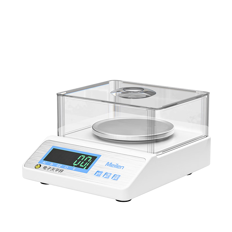 Meilen Electronic Balance 0.01g/0.001g High Precision Digital Scale for Weighing Chinese Medicine, Gold, Laboratory
