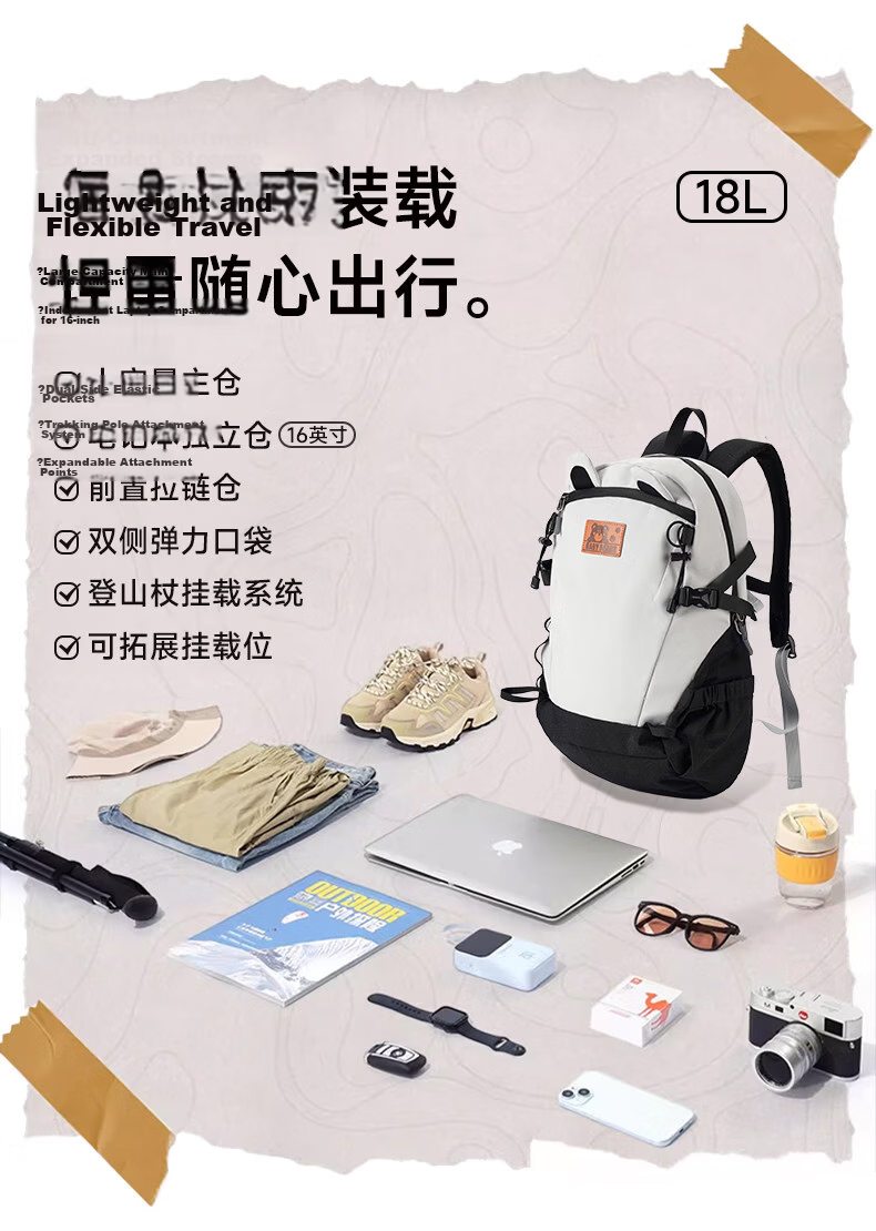 Liomirror Travel Bag Large Capacity Foldable Luggage Sleeve Maternity Gym Handheld Crossbody Bag for Men and Women 3