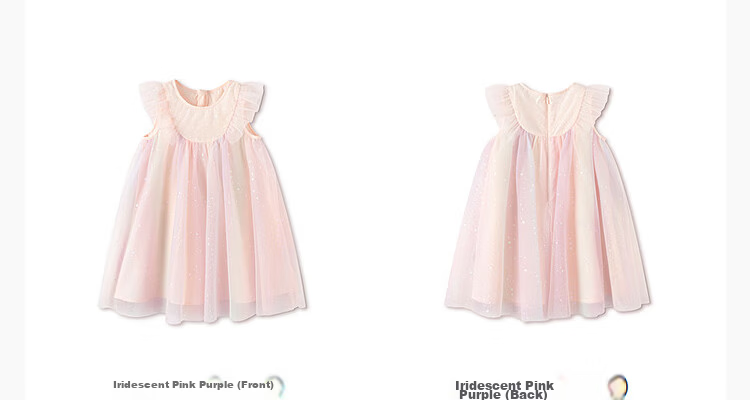 Balabala Kids Dress 2026 Summer New Girls Baby Dress Delicate Mesh Sweet Princess Dress Stylish 15