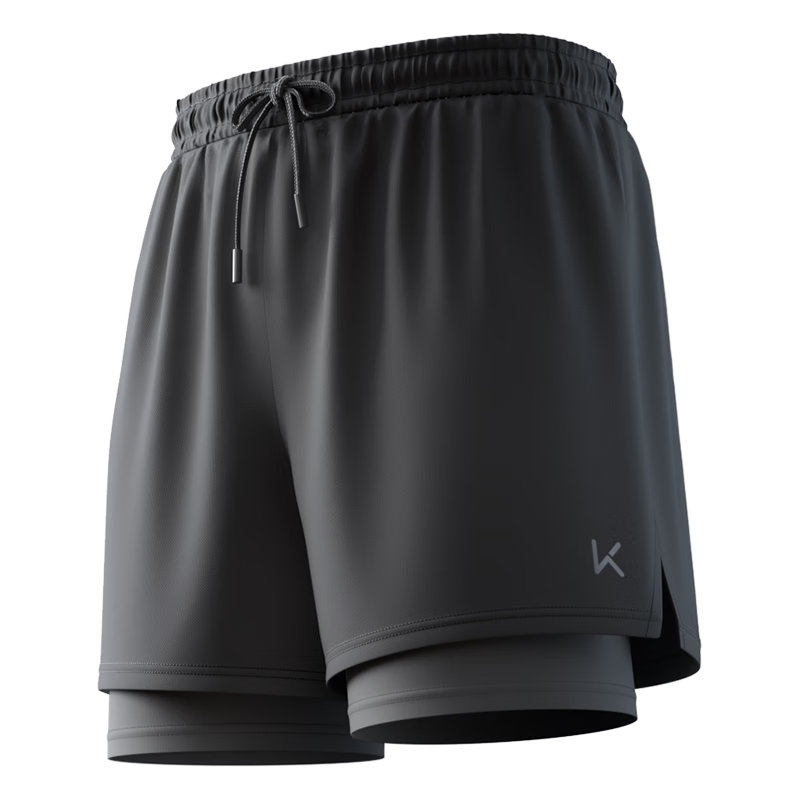 Keep Swimming Trunks for Men, Anti-Embarrassment Double-Layer Loose Swim Shorts, Quick-Drying Beach Hot Spring Equipment, 989 Upgraded Five-Point XXL