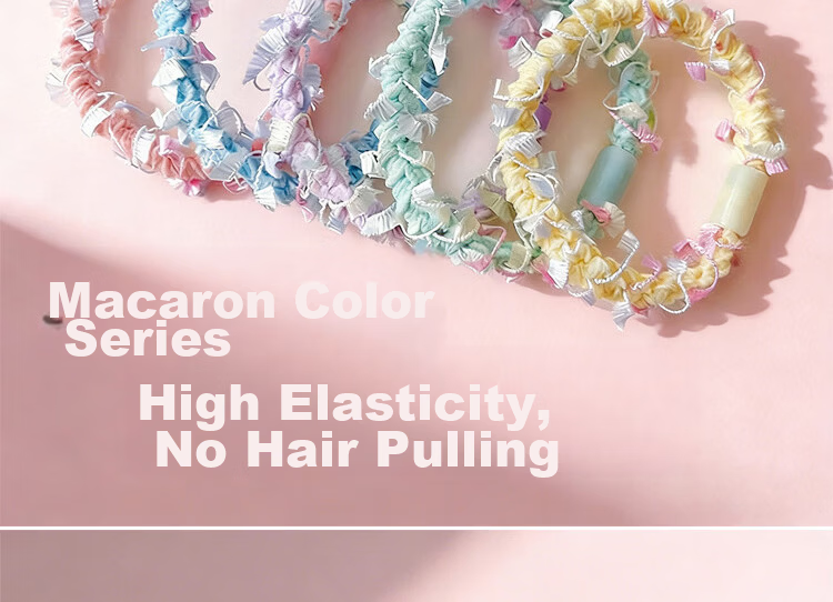 Princess Password Kids Hair Tie High Elasticity No Hair Damage Girls Hair Band Student Seamless Hair Rope Elastic Band 2