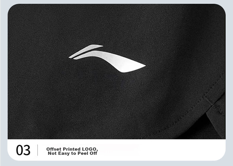 Li-Ning Men's Summer Sports Shorts Marathon Quick-Dry Running Fitness Outdoor Ice Silk Beach 2-in-1 Sports Pants 41