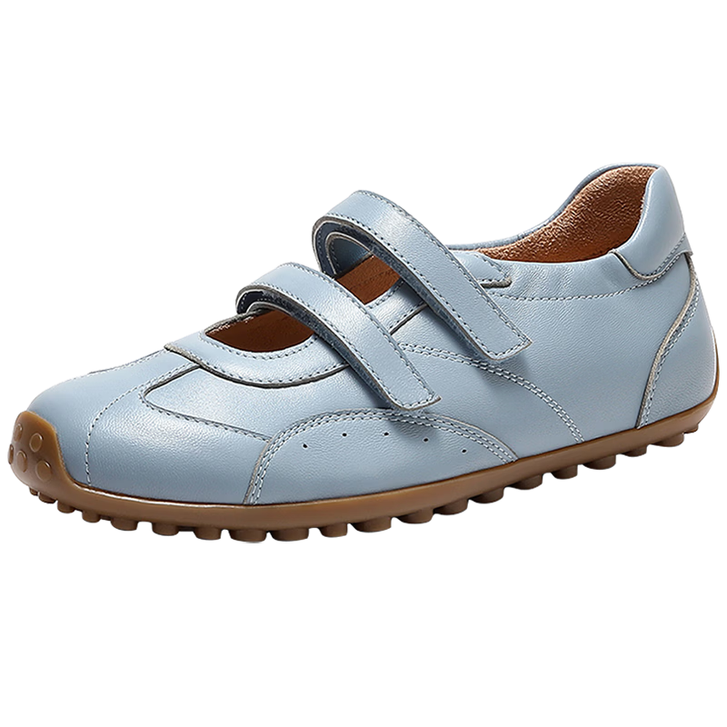 Senda Star Style Nai Pi De Xun Mary Jane Women's 2026 Summer New Lambskin Casual Shoes 4XV03BQ6 Beige Size 40