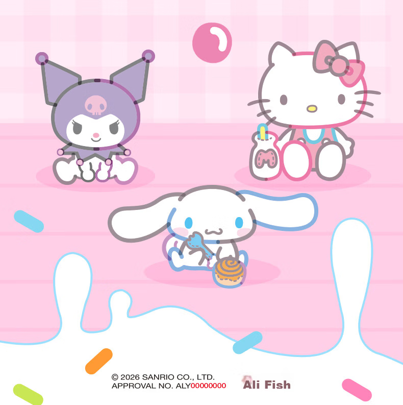 Moonlight Society Sanfu Sanrio Hello Kitty Ice Cream Pretend Play Toy for Girls Birthday Gift 26