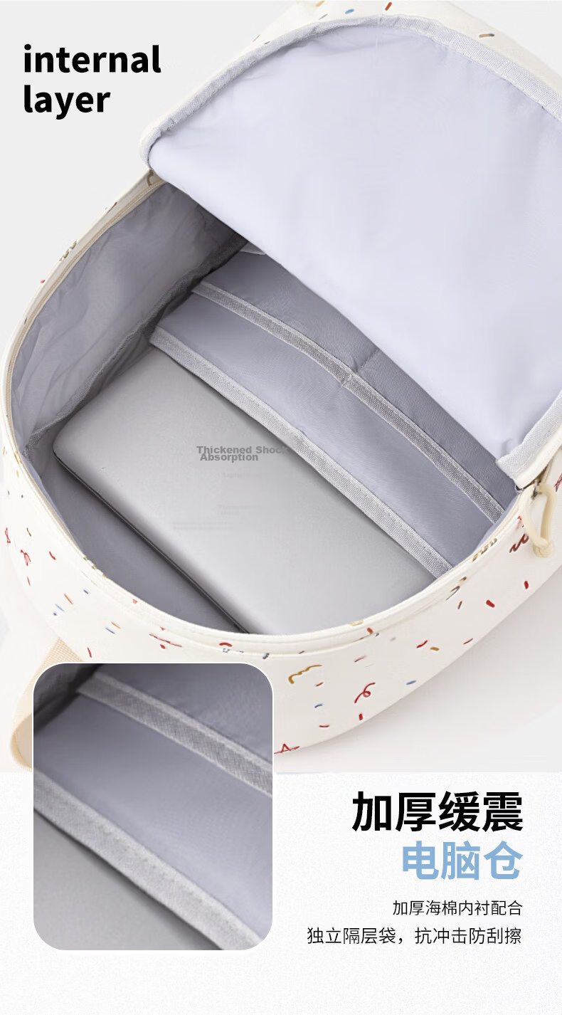 361° Elementary School Girls Backpack 2026 New High School Student Ins Style Cute High-Value Large Capacity Double Shoulder Bag 10