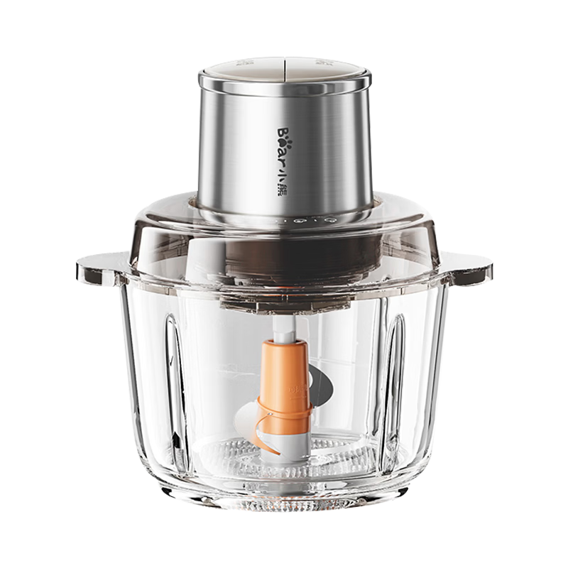 Bear Meat Grinder Household Multifunctional Food Processor Electric Large Capacity QSJ-L03D8 Floating Lift Knife + Stirring Rod + Dumpling Tool 2L